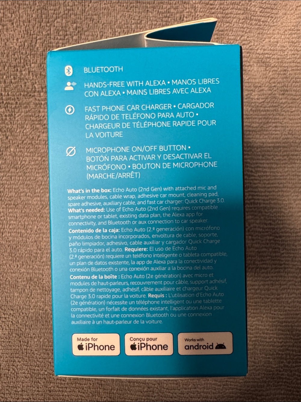 NIB Amazon Echo Auto Alexa Car Accessory - Picture 4 of 6